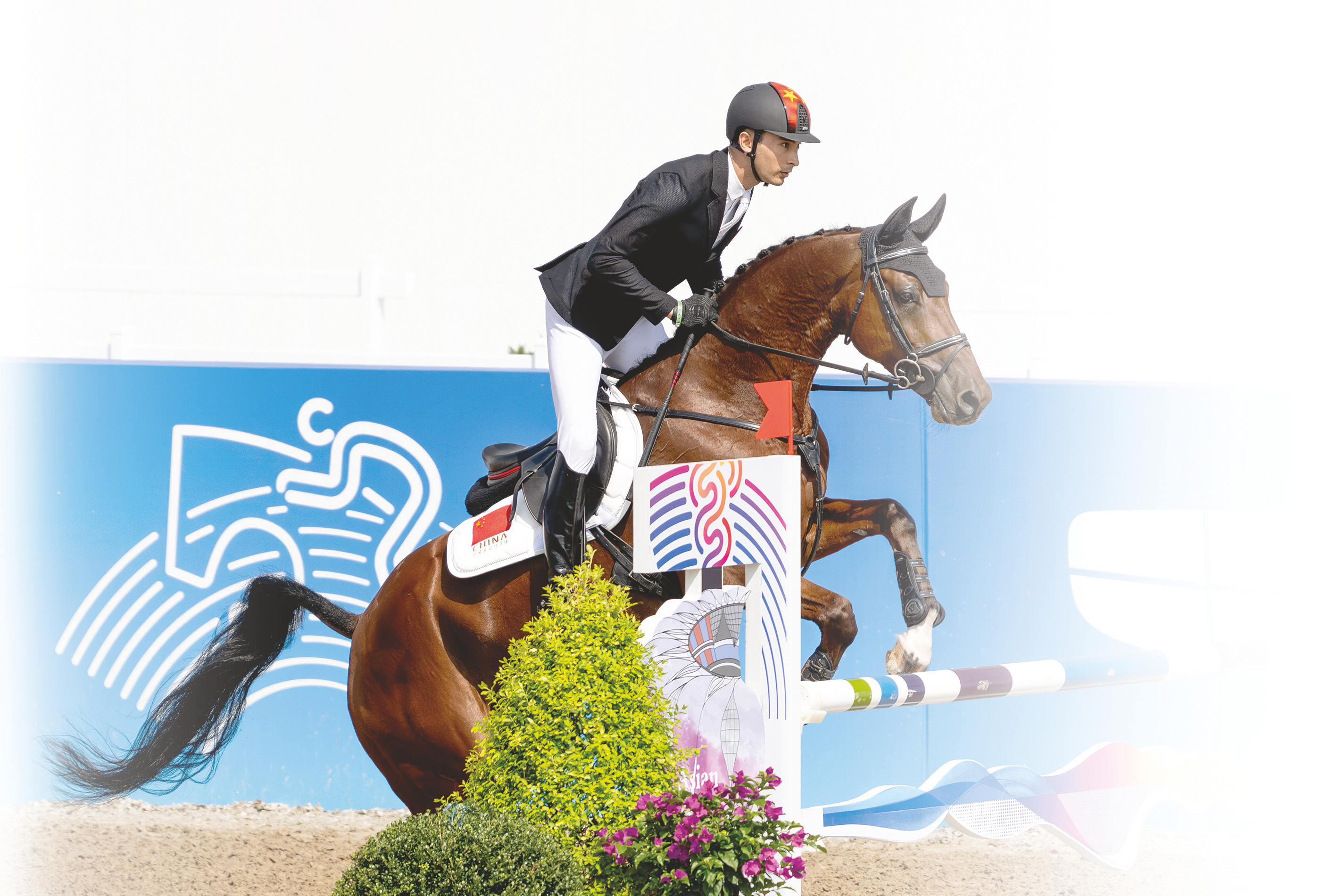 中国新生代马术选手展现实力