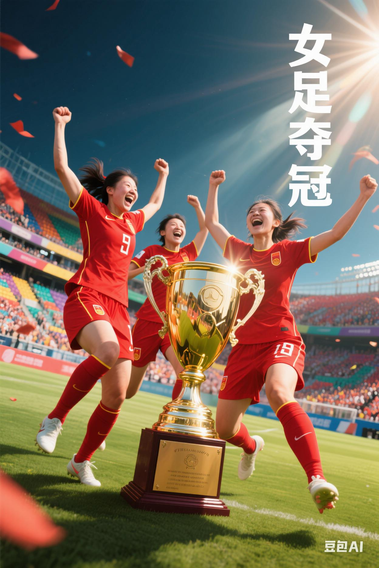 比赛中表现出色，中国女队夺得胜利
